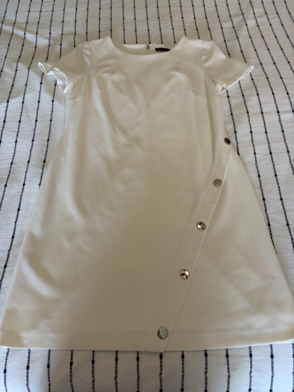 Tommy Hilfiger Ivory White Dress, ready for its new home.